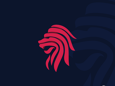 Lion Logo animal challenge inks lion lion head logo design logotype vector