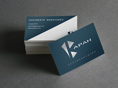 Kapah mockup branding card design illustrator logo mockup photoshop