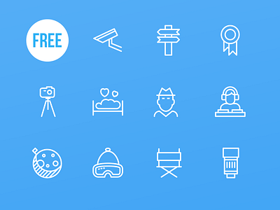 100 Free Awesome Icons 100 ai free freebies icons line pack psd svg