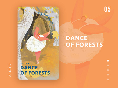 Dance of the forest branding dance of the forest forest illustrations logo ui 插图 森林