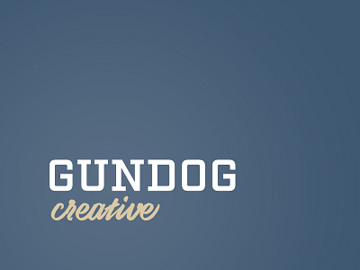 Re-Branding / Gundog Creative Agency branding creative agency dog gundog logo logotype re brand type