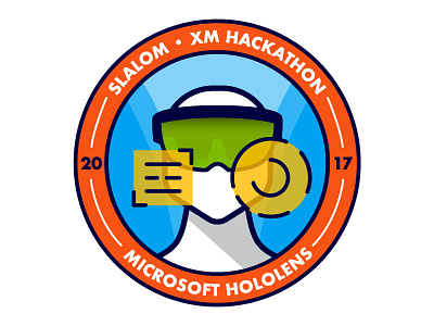 Hololens Hackathon for Slalom ar augmented badge futura hololens reality slalom