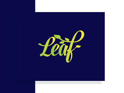 Typography logo idea branding business logo design gradient logo leaf logo minimalist logo modern logo typography