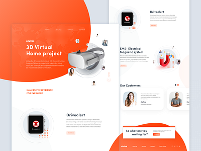 Landing page - Oluha