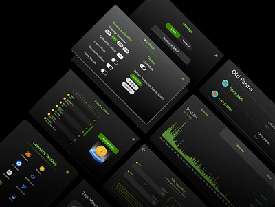 Crypto Wallet and exchange application blockchain crypto design nft ui ux