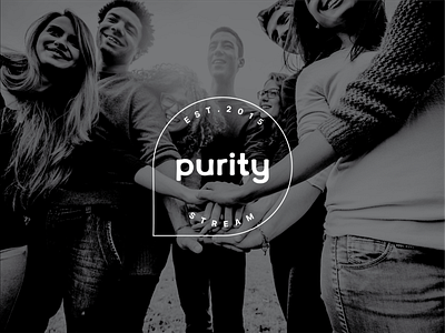 Logo_ Purity Stream cleanliness concept design logo logotype organization public purity sream