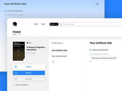 UX/UI redesign for a reading platform by addamant — design ...