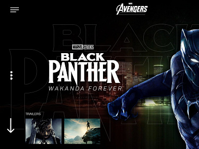 Black Panther Website Template