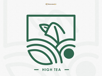 High Tea Logo brand branding branding design design designgraphic flat illustration logo ui vector