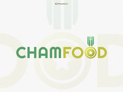 Chamfood Logo brand branding branding design design designgraphic flat illustration logo ui vector