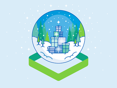 Snow Globe Logo Illo