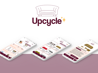 Upcycle - Upcycled Furniture App app design casestudy design mobile app ui uidesign