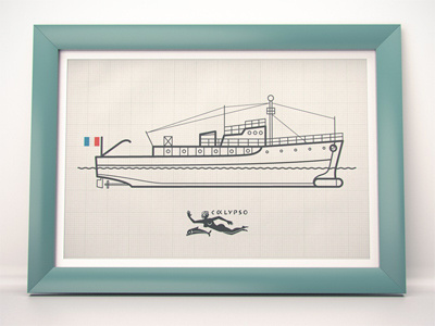 Calypso calypso frame illustration ship vector