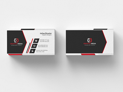 Free Business Card Template 3 Colors