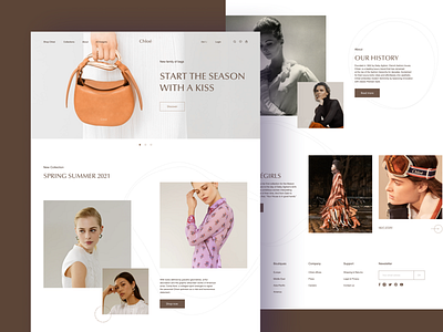 Redesign concept online store Chloé