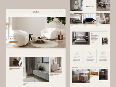 Furniture E-commerce Concept