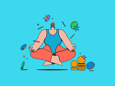 Self Care Illustration app design graphic design illustration mobileapp ui ux