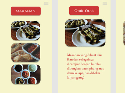 Makanan branding design mobile mobile design ui web