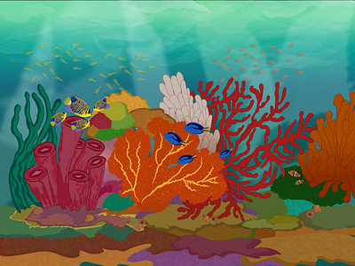 Coral fantasy 🐟🐠🐡🐚