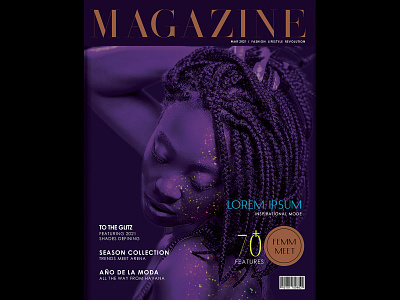 Magazine Cover Design Mockup cover design creative creative design design graphic design layout design magazine cover magazine design mockup poster design template