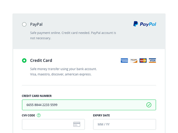 Checkout Form, Payment Details By Drasius M. On Dribbble