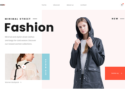fashion layout by Drasius M. on Dribbble