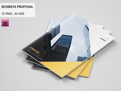 Business Proposal annual report business brochure business proposal corporate brochure creative proposal indesign template minimal proposal project proposal proposal template