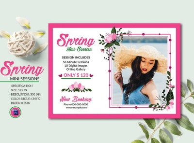 Senior Photography mini session Template marketing board marketing card min sessions mini session photographer photography template photoshop template phototgraphy mini session senior marketing senior session flyer