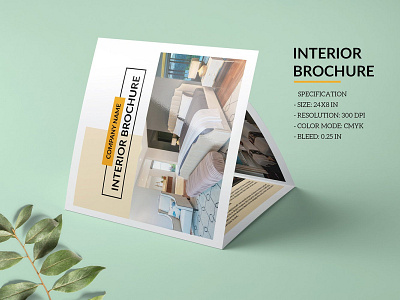 Interior Design Brochure Template clean conpany brochure corporate brochure creative brochure interior brochure interior design interior design brochure minimal brochure multipurpose photoshop template real estate