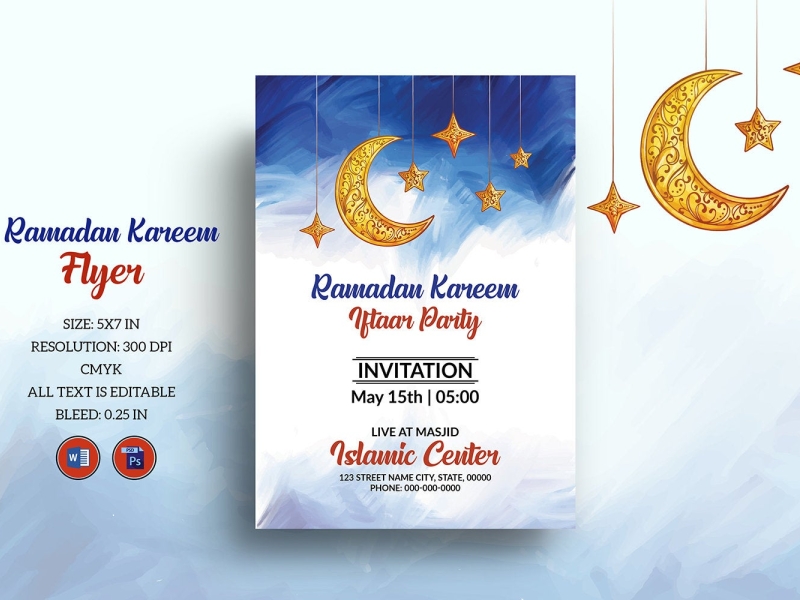 Ramadan Kareem Iftar Party Invitation by Mukhlasur Rahman on Dribbble