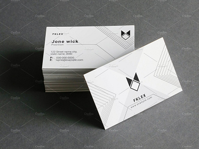 Minimal Business Card ai business card business card design business card minimal business card template clean business card creative business card illustrator template minimal business card white