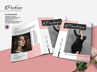 Photography Brochure template brochure design brochure template editable fashion photography marketing brochure photographer photography brochure photography studio photography template photoshop template pricing brochure