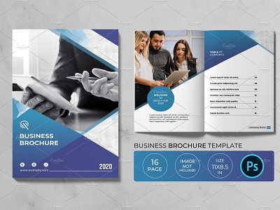 Bifold Business Brochure business flyer clean company flyer corporate flyer creative finance minimal modern multipurpose photoshop template professional