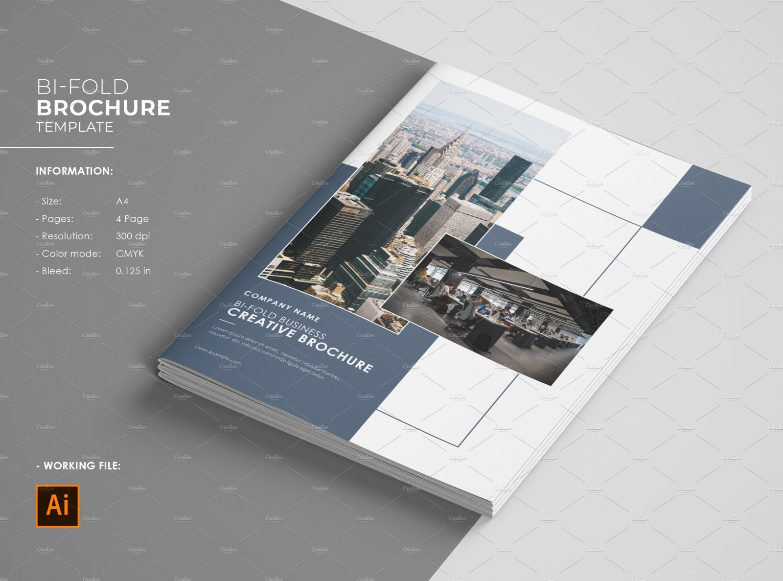 Business Bifold Brochure by Mukhlasur Rahman on Dribbble