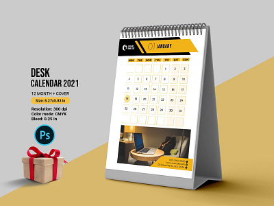 Desk Calendar 2021 business calendar calendar corporate calendar desk calendar 2021 desktop calendar modern calendar monthly calendar new calendar photoshop template table calendar yearly calendar