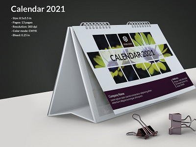 2021 Desk Calendar