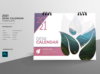2021 Desk Calendar 2021 desk calendar business calendar caledar 2021 company calendar desk calendar desktop calendar minimal photoshop template table calendar table calendar 2021