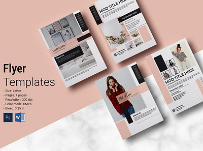 Mod Flyer clean creative interior minimal minimal postcard mod mod flyer ms word multipurpose photohop template