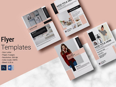 Mod Flyer clean creative interior minimal minimal postcard mod mod flyer ms word multipurpose photohop template