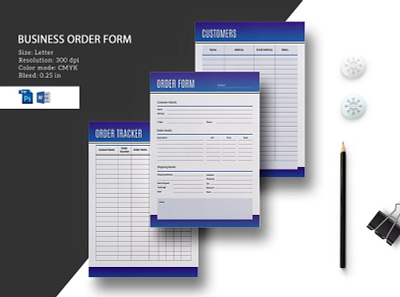 Business minimal Order Form Template business order form craft form customer list form minimal order form ms word order form order tracker photoshop template