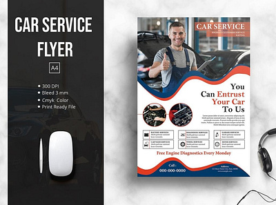 Car Service Flyer Template automobile clean car repair car repair flyer car service car service flyer editable flyers photoshop template psd service