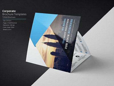 Square Trifold Business Brochure