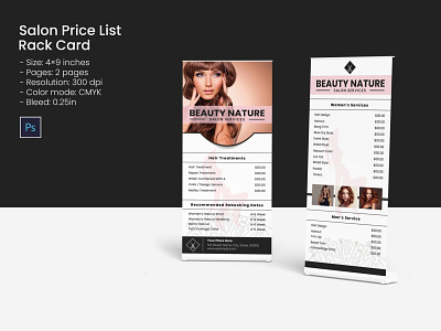 Salon Price List designs, themes, templates and downloadable graphic  elements on Dribbble