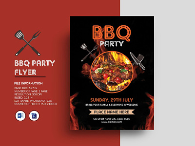 BBQ Party Flyer