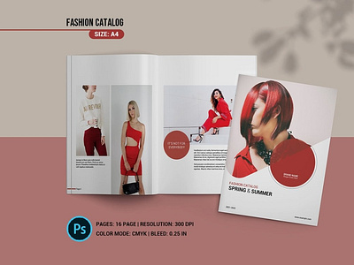 Fashion Catalog Template catalog fashion brochure fashion catalog lookbook photograher photography brochure photography template photoshop template portfolio price list