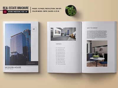 Real Estate Brochure building business clean home sale indesign template magazine property sale real estate real estate brochure real estate catalog