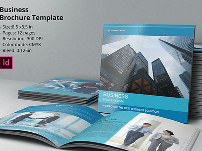 Square Corporate Brochure brochure template business business brochure business profile clean company brochure company profile corporate corporate brochure creative finance indesign template instant download minimal modern multipurpose professional square brochure square business brochure square corporate brochure