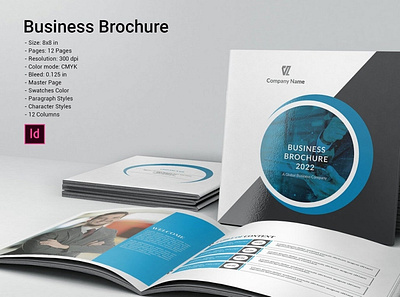 Minimal Business Square Bifold Brochure advertising brochures business clean company brochure company profile corporate corporate brochure creative editable finance marketing minimal minimal brochure minimal business brochure modern multipurpose printable professional square bifold brochure