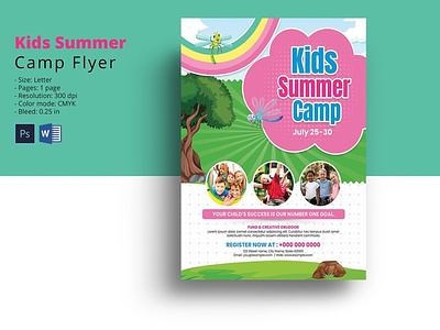 Kids Summer Camp Flyers