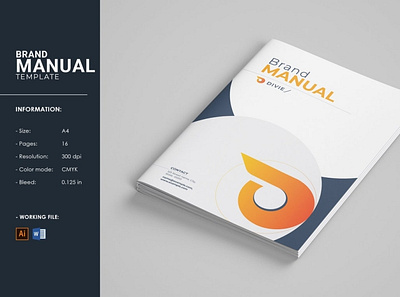 Brand Guidelines Template banding brand brand book brand guide brand guidelines brand manual brand proposal brand style branding presentation business clean corporate guidelines identity indesign template manual minimal stationery style guide typography